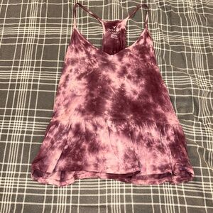 American Eagle Outfitters Purple Tie-Dye Camisole